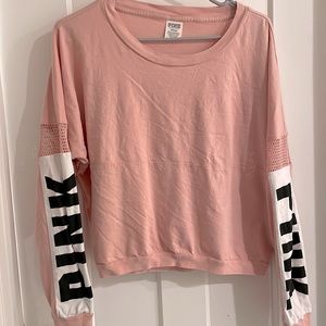 Victorias Secret PINK Medium Long Sleeved Crop Top